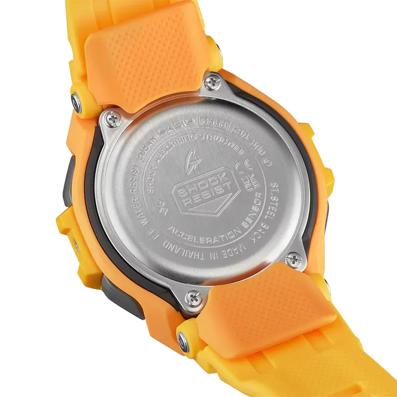 Casio G-Shock G-Squad Yellow Digital Dial Men's Watch- GBD-300-9